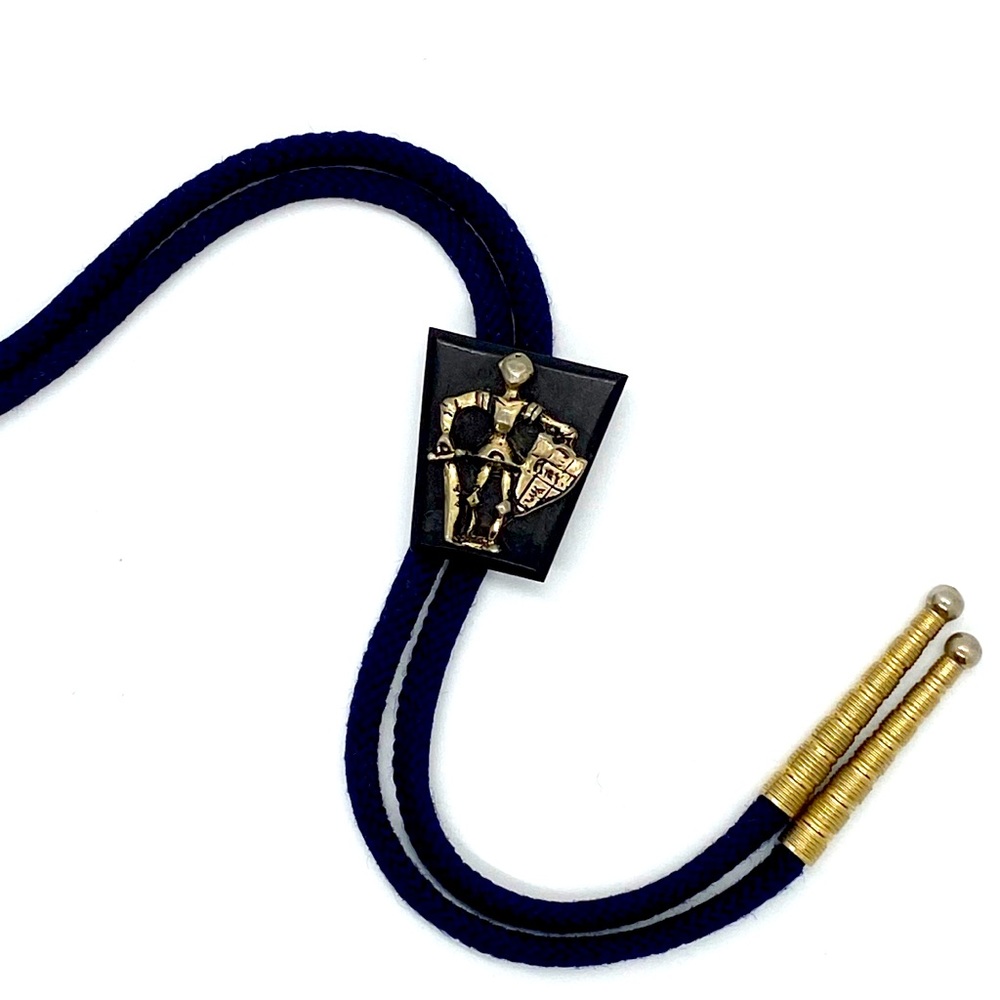 VTG Medieval Knight in Shining Armor Bolo Tie - Picture 2 of 8